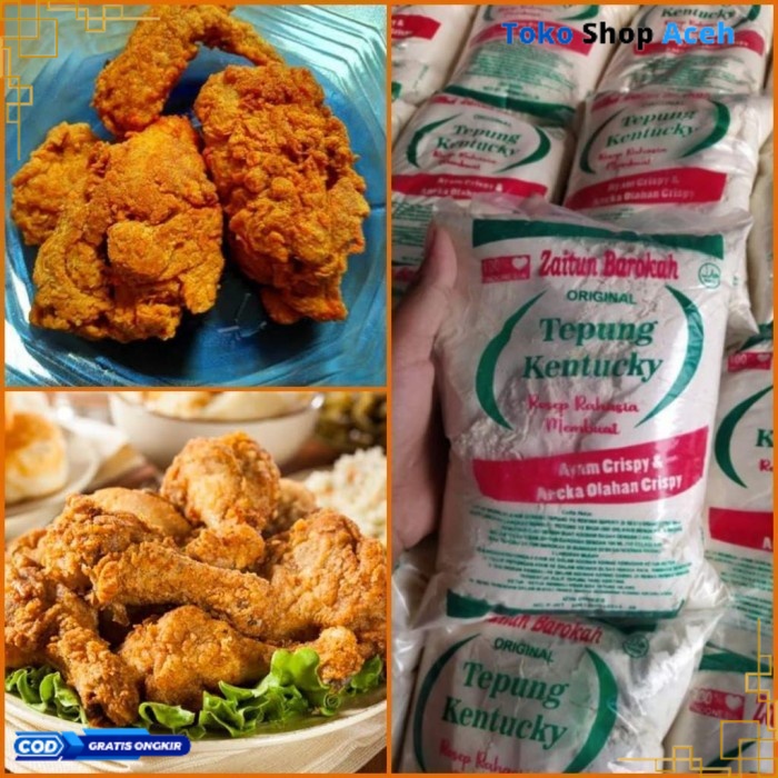 

{S.A} Tepung Fried Chiken 500gr | Tepung Ayam Kentucky | Tepung Kentaki