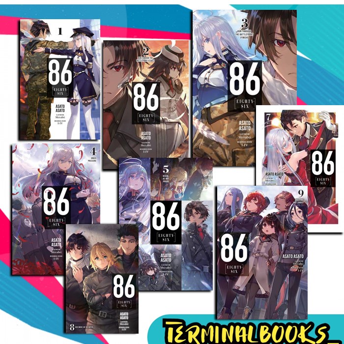 EIGHTY SIX LIGHT NOVEL VOLUME 1 - 9