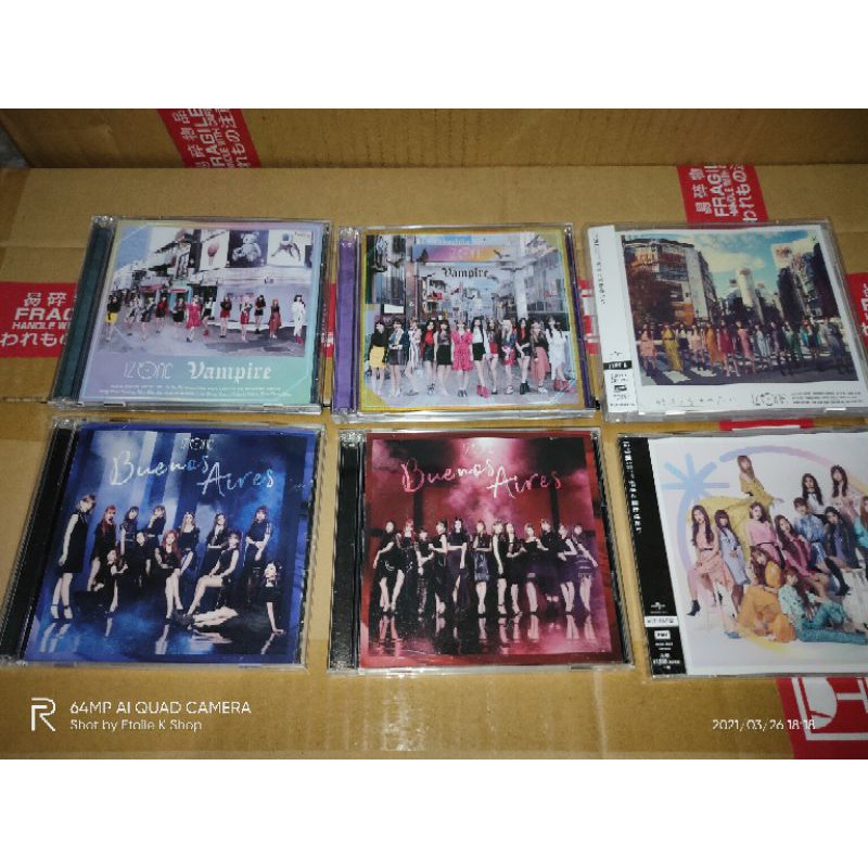 iz*one IZONE Japanese Album (Vampire, Suki to Iwasetai, Buenos Aires)