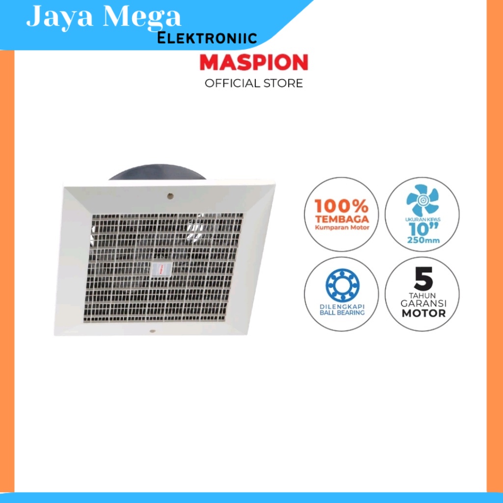 MASPION 10 inch Exhaust Fan Kipas Angin Hexos Plafon CEF-25