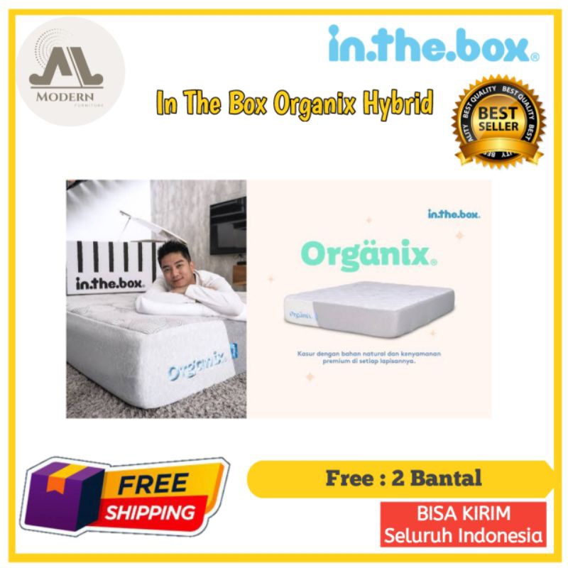 TERMURAH Kasur In The Box Organix Hybrid