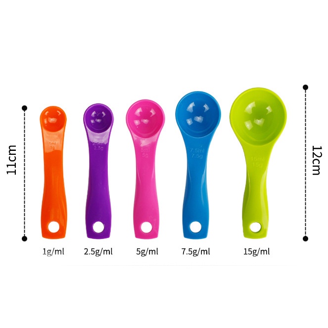 Cetakan Kue Donat Almunium 3 Ukuran Berbeda Sendok Takar Set 5 Ukuran Berbeda