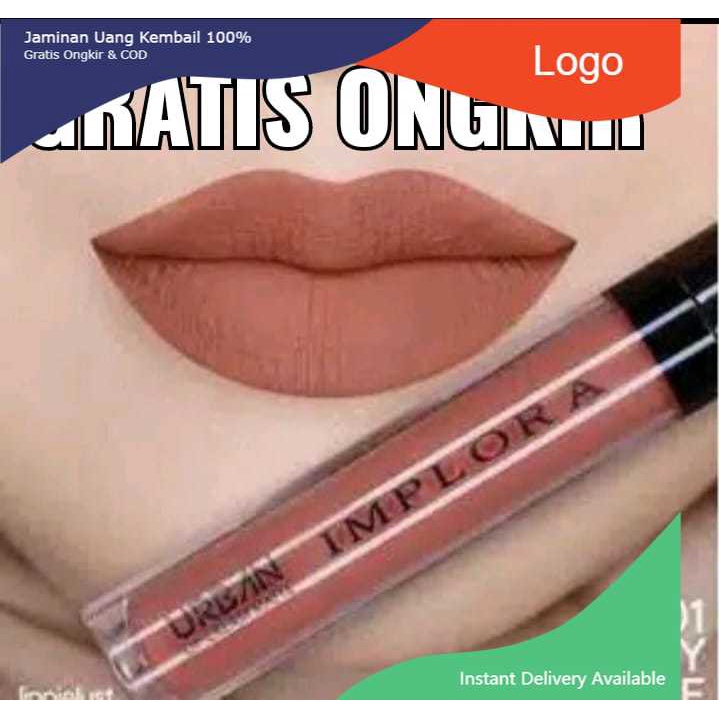 Lipstick Lipcream matte implora urban/lipstik /no 1-20