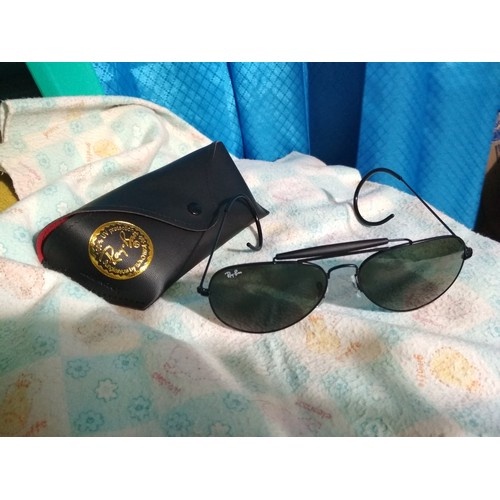 KACAMATA HITAM SUNGLASS HITAM GOLD BL 3030 TERLARIS