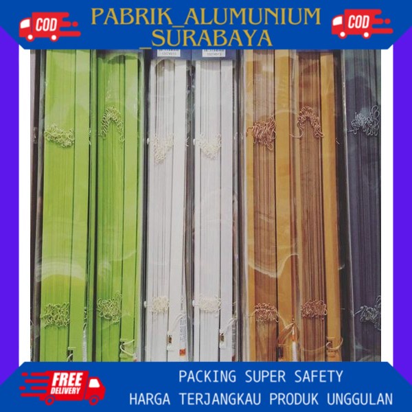 Tirai Gulung PVC / Kerey PVC / gorden / Tirai / Venetian Blinds / Kerey 60 X 180 Cm