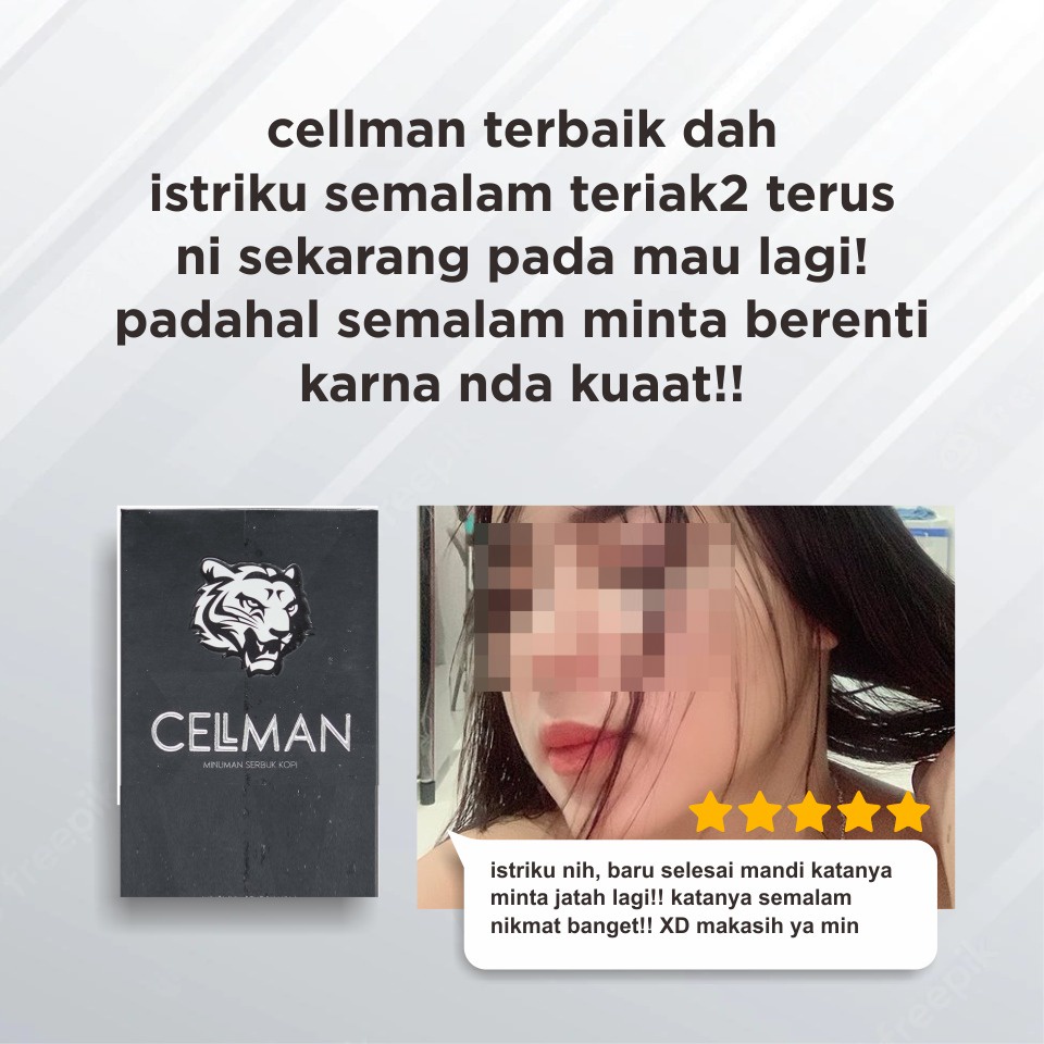 (COD) Minuman Kopi Penambah Stamina Pria Dewasa CELLMAN Obat Kuat Pria Tahan Lama Sembuhkan Ejakulas