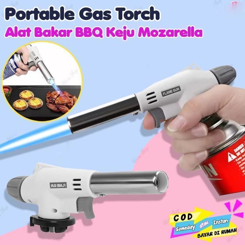Portable Gas Torch Alat Peleleh Keju Mozarella dan Bakar Bakar Alat BBQ MULTIFUNGSI  ALAT GAS