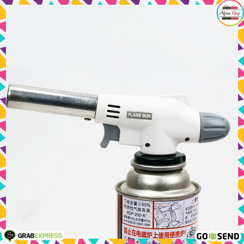 3A. Portable Gas Torch Alat Peleleh Keju Mozarella dan Bakar Bakar Alat BBQ