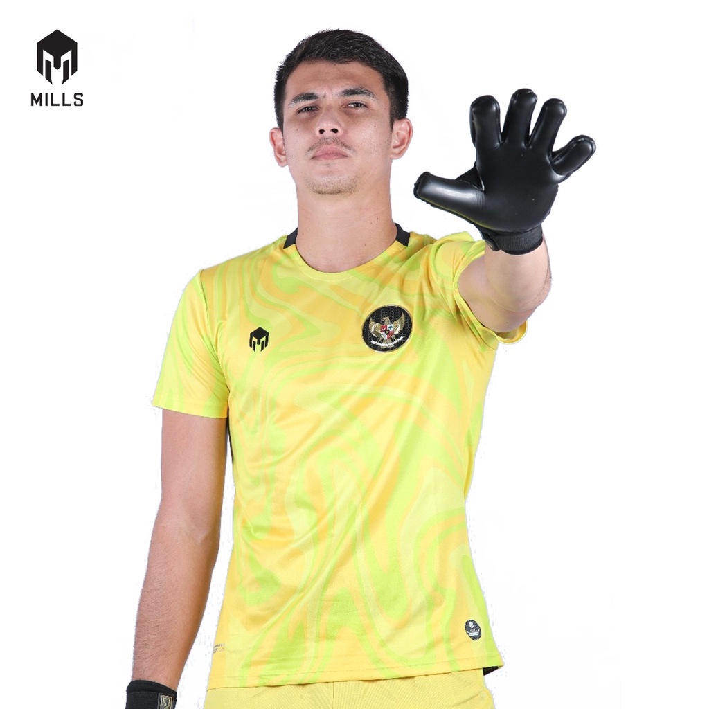 MILLS Timnas Indonesia Third Jersey Keeper Player Isuue 1022GR Yellow