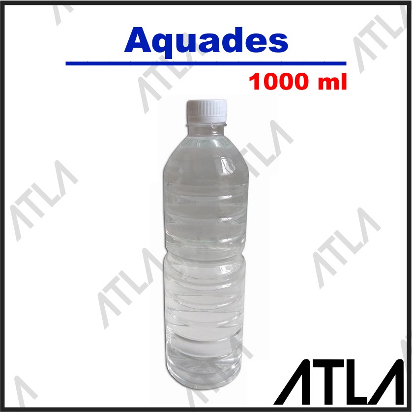 Aquadest 1000ml Air Suling Destilasi Murni Disstiled water 1000 ml Akuades Aquades 1 Liter FH012