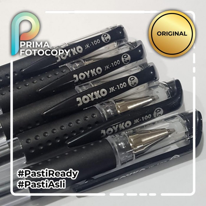 

Bundling Pulpen Gel Joyko JK100 isi 5 | Empuk Anti Macet ASLI ORIGINAL