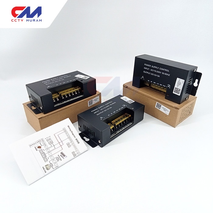 

Power Supply Akses Kontrol 12V 5A/Power Supply Access Door Control