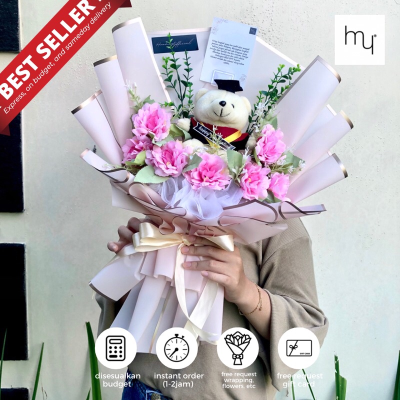 

[BEST SELLER] BUKET WISUDA / GRADUATION BOUQUET / BUKET BONEKA WISUDA / HADIAH WISUDA / GRADUATION / BUKET WISUDA MURAH