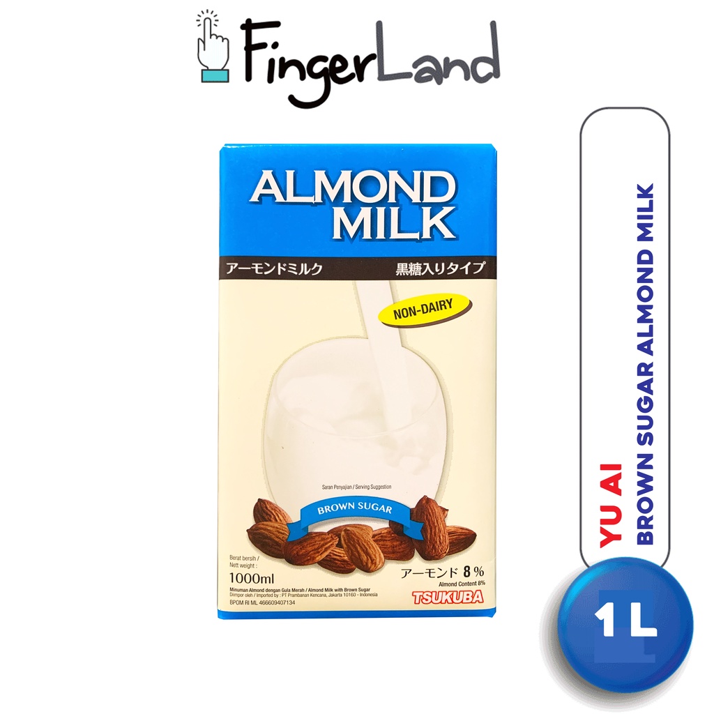 TSUKUBA Almond Milk with Brown Sugar 1 Liter Susu Almond Gula Merah