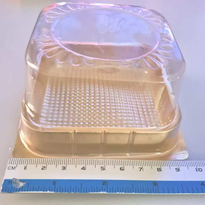 Kotak mooncake Tray Mika + Tutup utk mooncake 125gr