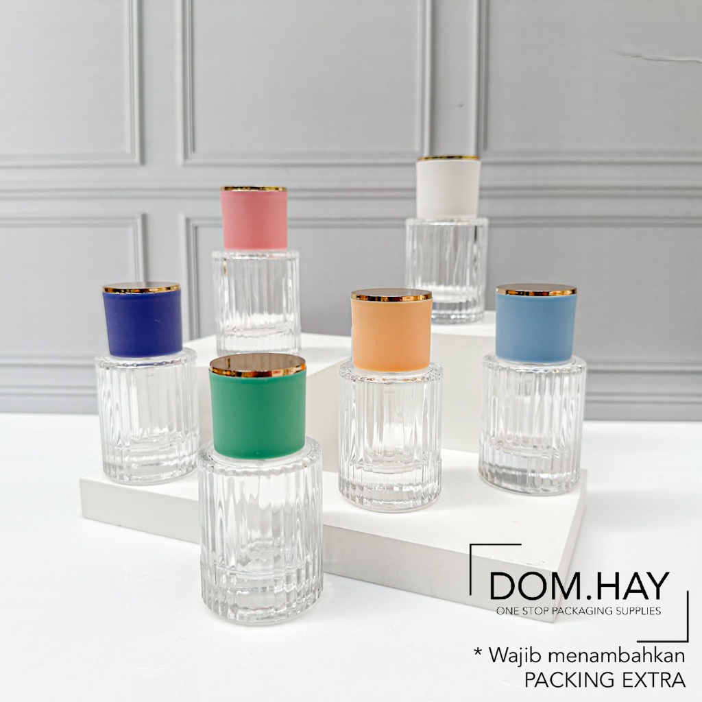 30ml Botol Parfum Chloe Kaca Garis Luxury Parfume Spray Kosong Isi Ulang Perfume Mist Refill Aromath