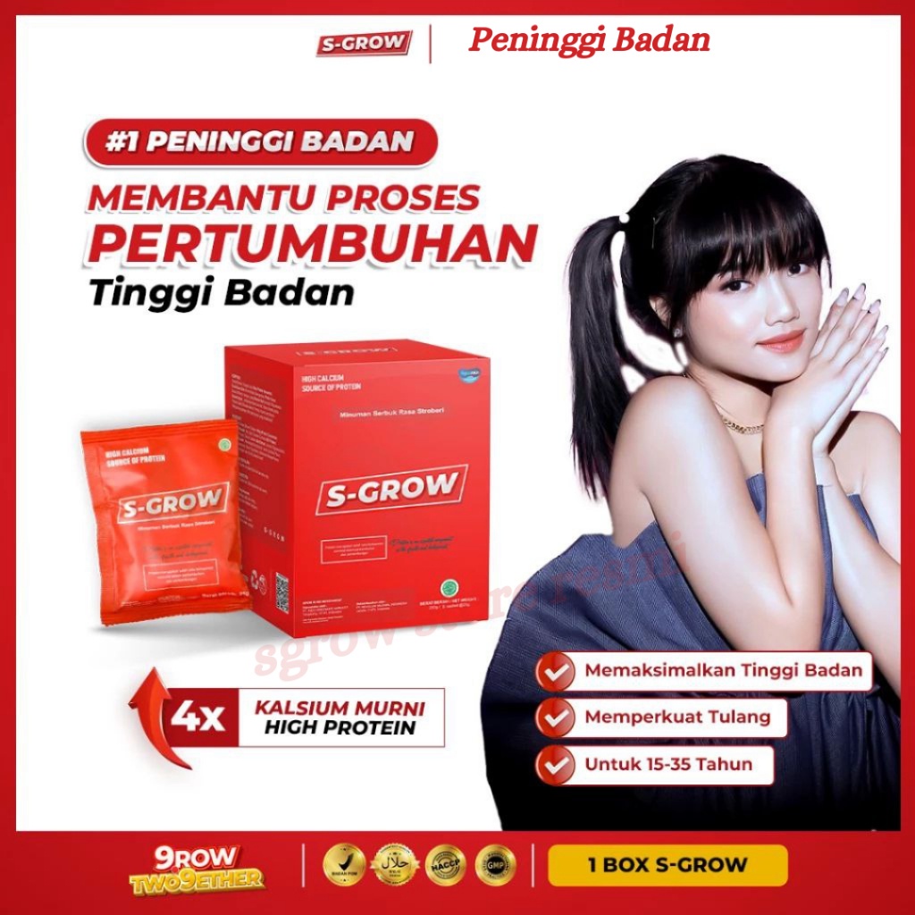 S-GROW Peninggi Badan Terbaik Untuk Anak dan Remaja