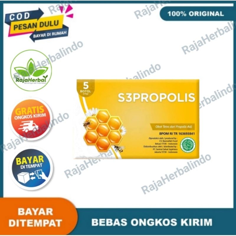 S3PROPOLIS S3 PROPOLIS ORIGINAL ISI 5 BOTOL 10ml
