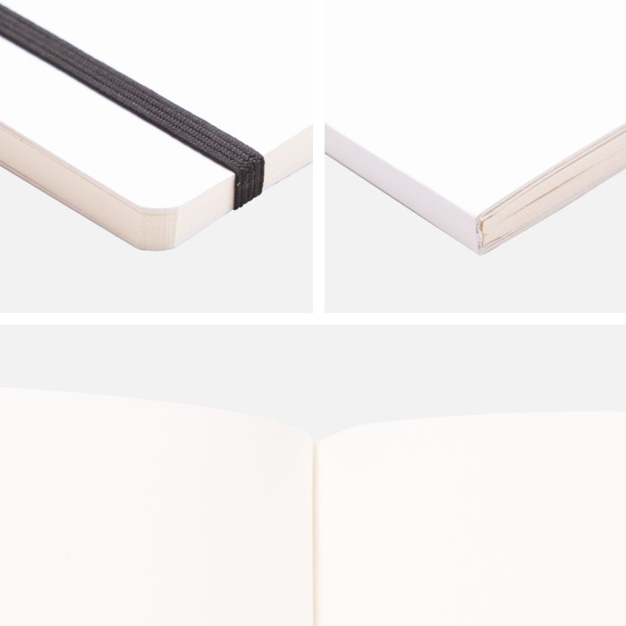 

MURAH- Soft Cover Notebook Blank Tetangga Kamu (White)- 1.2.23