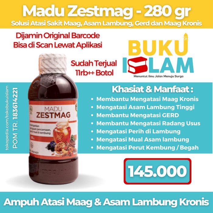 

DS-86 Madu Zestmag - Asam Lambung - Obat Maag Kronis Reaksi Cepat - Zestmaag