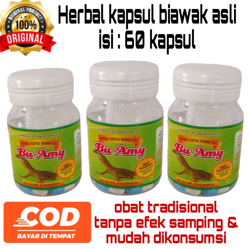 

Herbal Kapsul Biawak Obat Kulit Gatal - gatal ,Exim, jerawat , kolesterol Best Seller