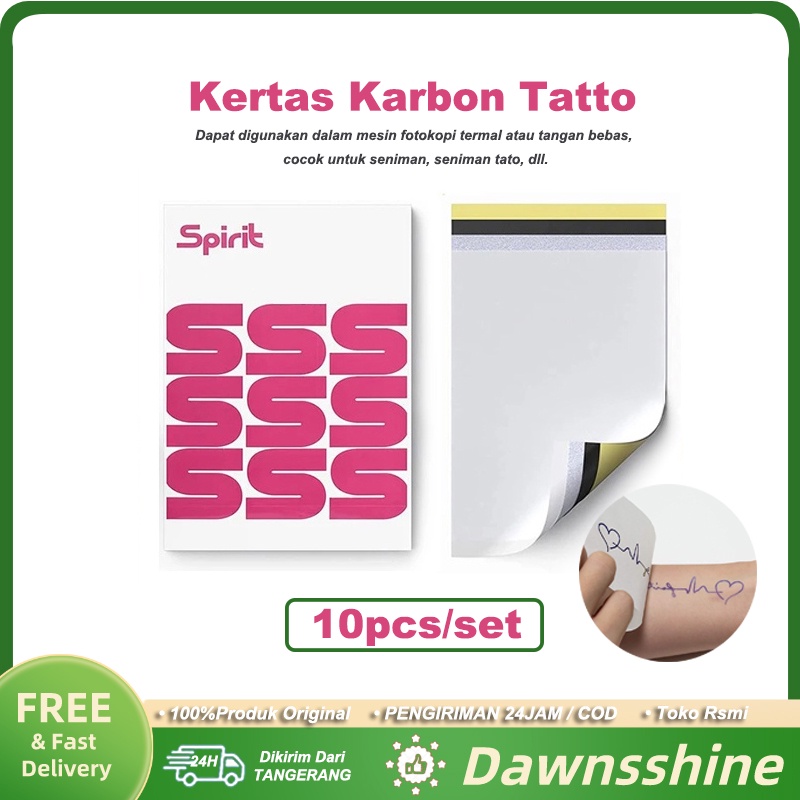 【Ready Stock】10Pcs Kertas Tato / Kertas Karbon Tatto / Kertas Transfer Tatto / Carbon Thermal Tracin