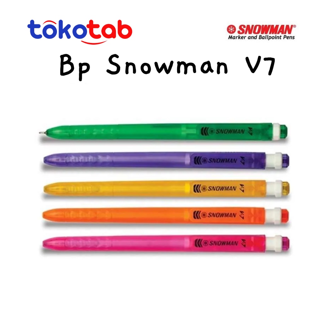 

Tokotab - [PCS] Ballpoint Snowman V7 Pulpen Snowman 0.7 mm