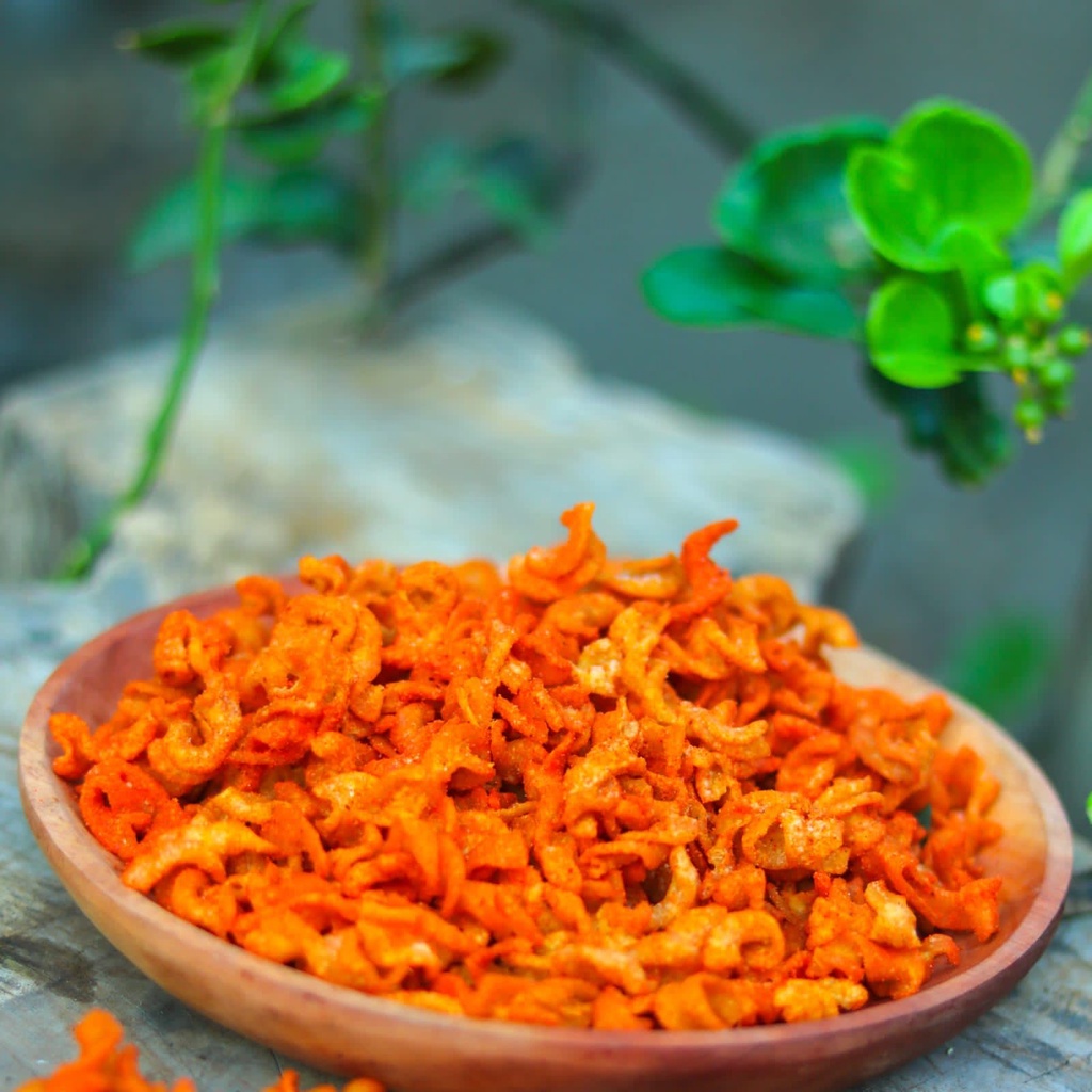 

Pasta Makaroni Spiral Viral Pedas Daun Jeruk - 1 KG