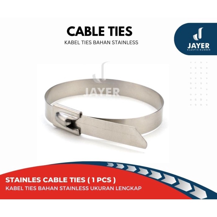Ties Cable stainless steel / Kabel ties pengikat stainless