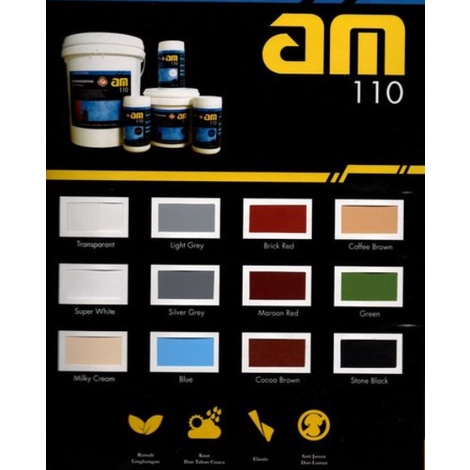 AM 110 AM110 Waterproofing warna 20 kg 20kg - Transparant