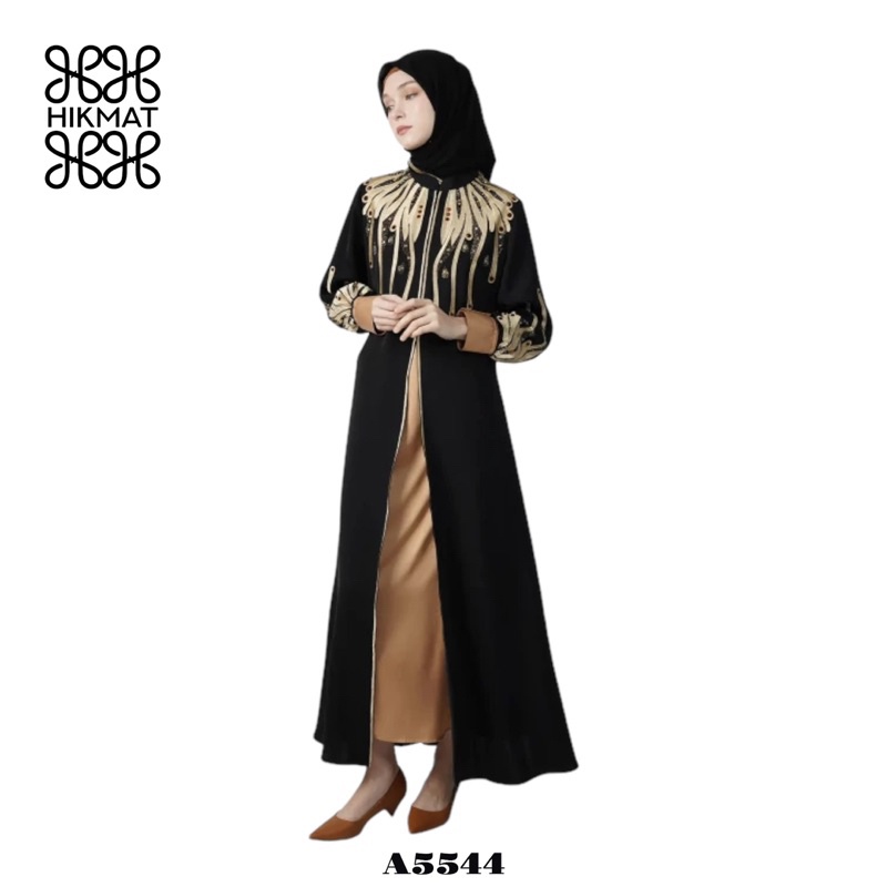 PROMO ABAYA HIKMAT FASHION ORIGINAL A5544