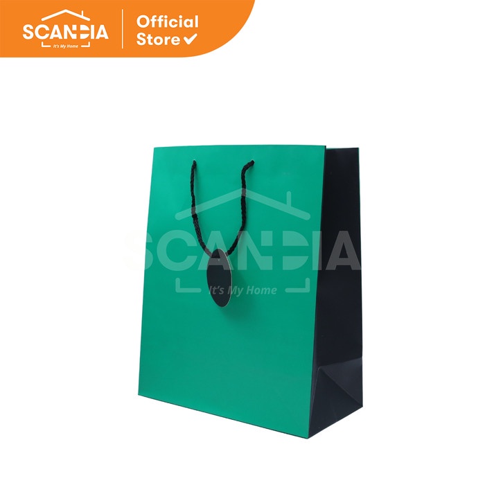 

SCANDIA Paper bag Gift Bag Matte Large Green (SC0404)