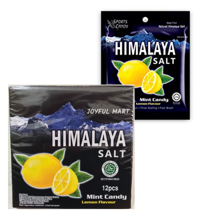 

[KUALITAS TERBAIK] Himalayan / Himalaya Salt Candy / Permen Segar Rasa Lemon Mint