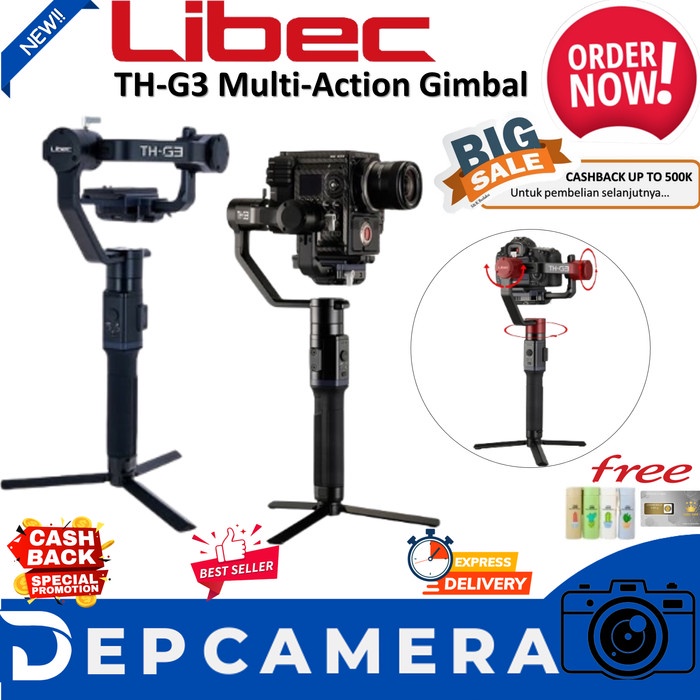 Libec TH-G3 Multi-Action Gimbal Kamera DSLR / Mirrorless