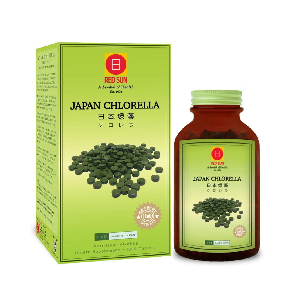 REDSUN Red Sun JAPAN Chlorella Tablets 1000s