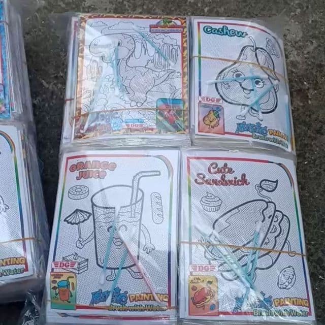 

megic painting isi 240 pcs megic printing gambar lukis car air