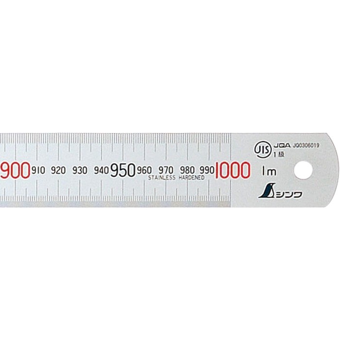 

Penggaris Lurus Mangnet 100cm 13544 SHINWA Metric Rule Magnetic Scale