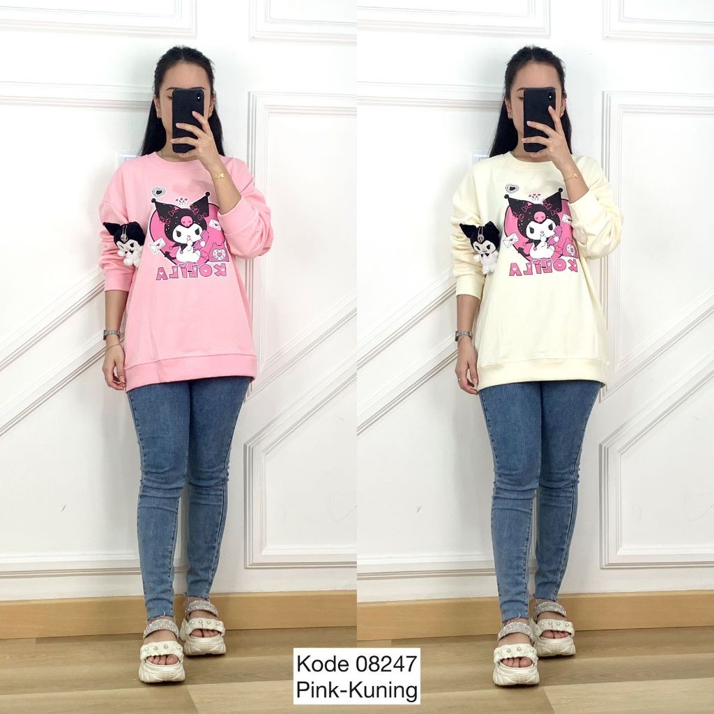 Sweater Oversize Lucu I Sweater Cute I Sweter Wanita Lucu I Sweater Lucu Oversize