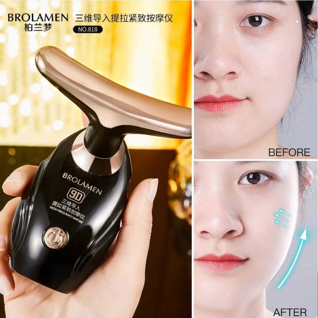 ALAT PIJAT WAJAH 3 IN 1 Original Pijat Wajah Korea Elektric Alat Setrika Wajah Mengencangkan Kulit P