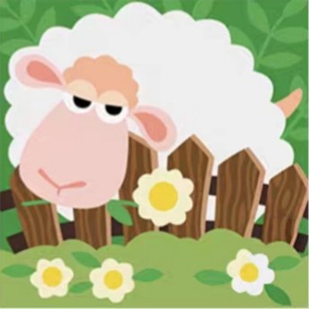 

KT Painting by Number Children Canvas / Set Kanvas Lukis Anak Zodiak - Goat