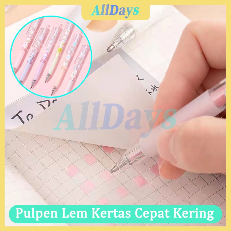 

Pulpen Lem Kertas Cepat Kering Cair Glue Pen