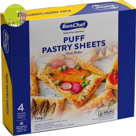 

BONCHEF PUFF PASTRY SHEET 750GR