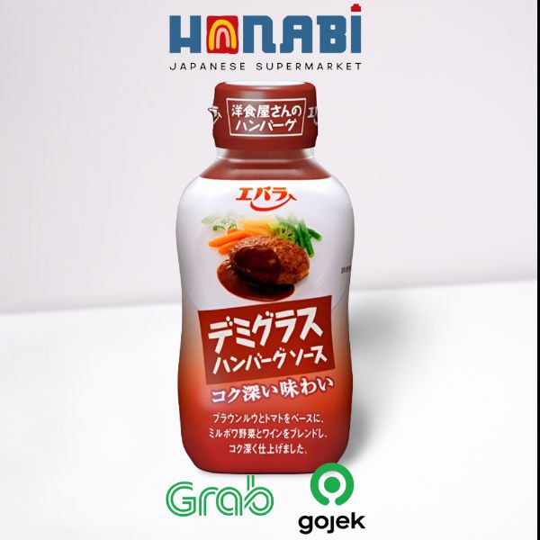 

Ebara Hamburg Sauce Demiglace 225g - Saus Hamburg Made In Japan