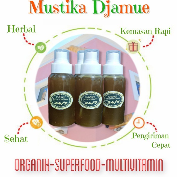 

Deodorant Spray Pemutih Ketiak 100ML Cair Tawas Daun Mengkudu Mixed