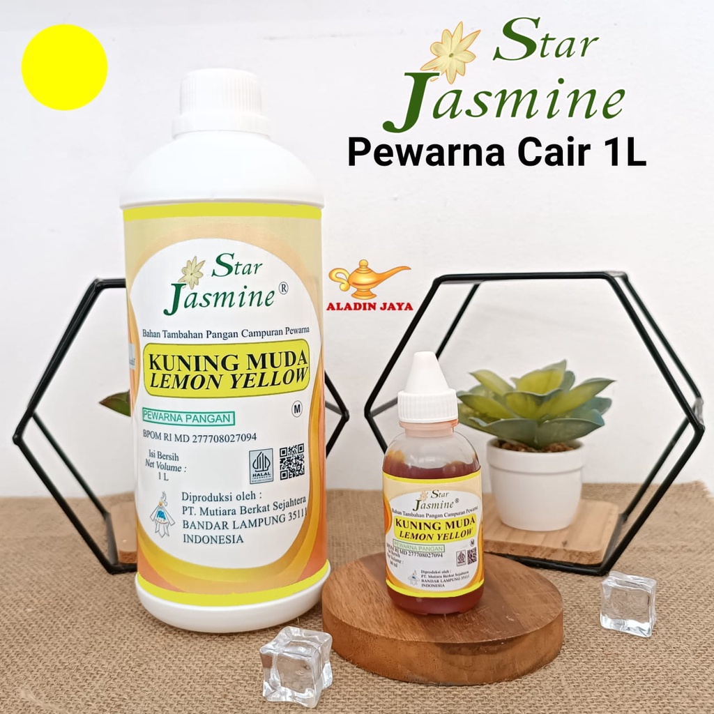 

Star Jasmine Pewarna Kuning Muda (Lemon Yellow) 1 L