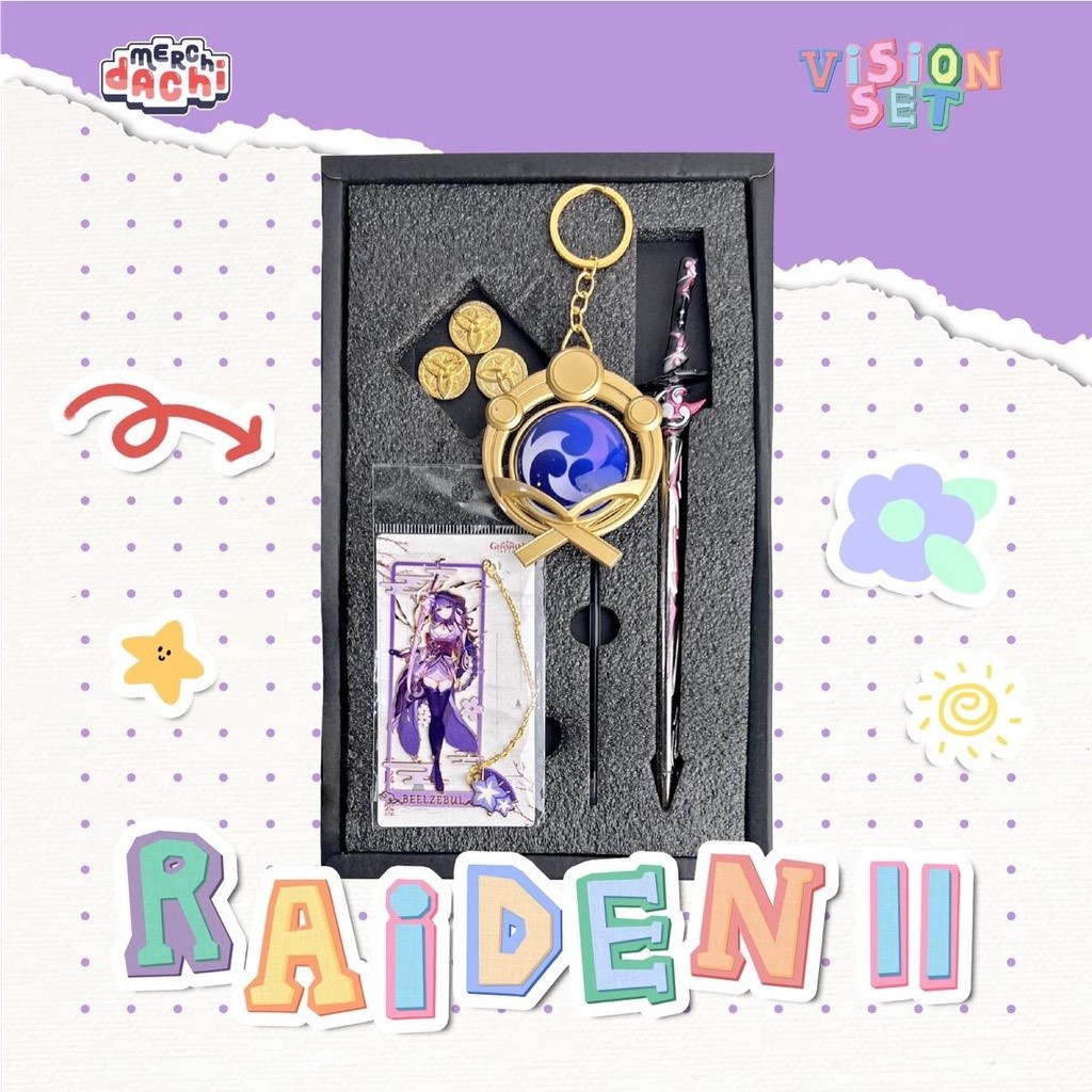 

Set Vision Pulpen Pembatas Buku Raiden B Back to School