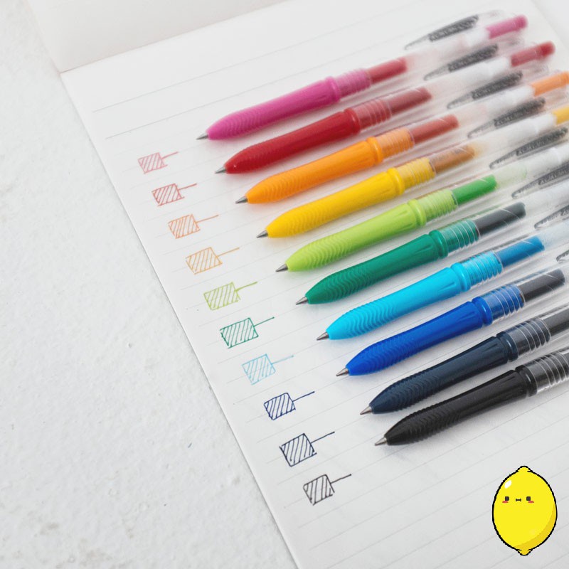 Zebra Kokoro Gel Ink Pen / Pulpen Gel Kokoro Warna Warni