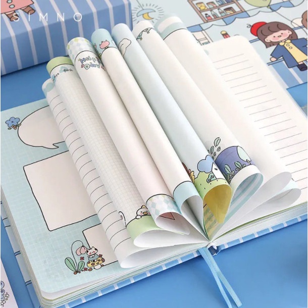 

Eternal Summer Journal / Agenda impor / Notebook lucu/diary lucu /Buku - Flower