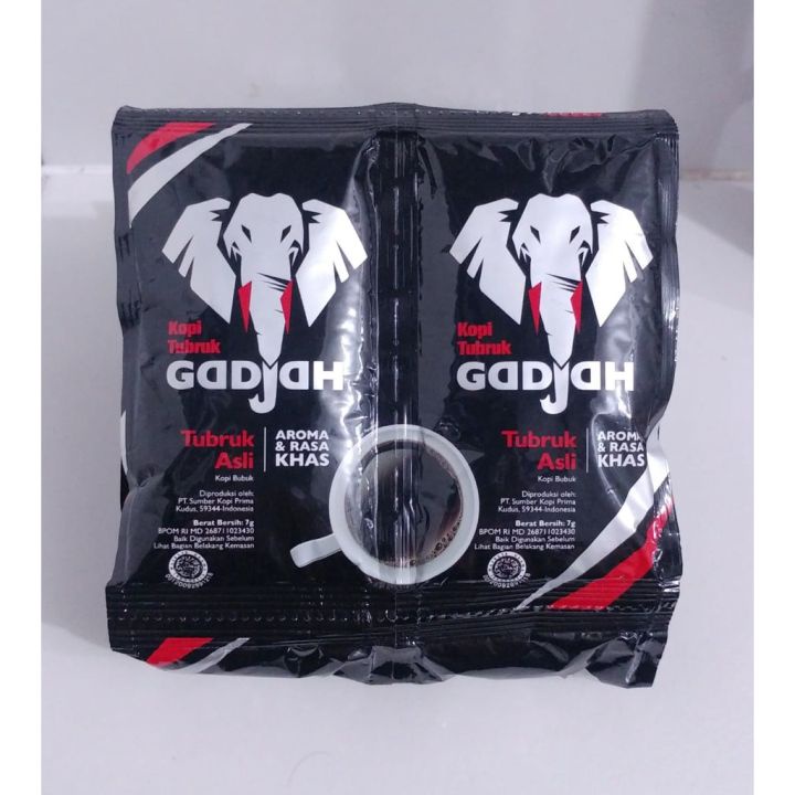 

Kopi Tubruk Gadjah Asli Tanpa Gula 10 x 6.5 Gr