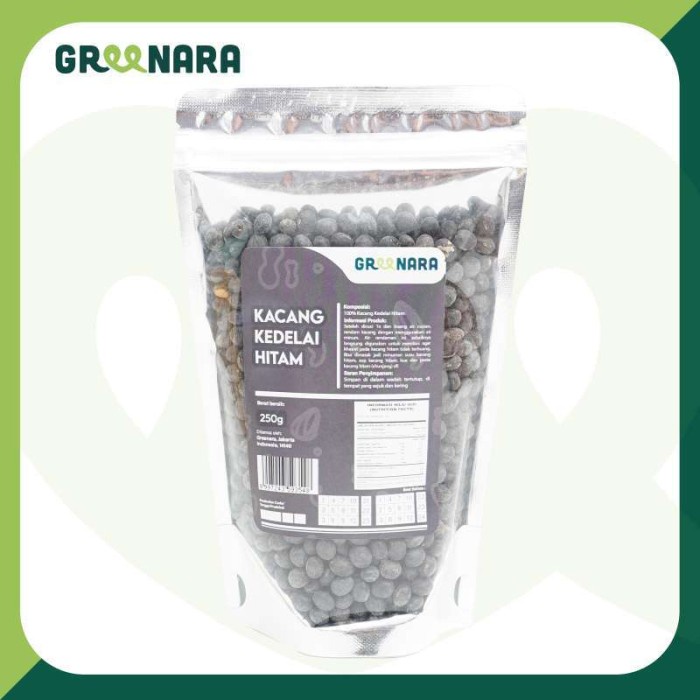 

[KUALITAS PREMIUM] Greenara Kacang Kedelai Hitam 250gr Terjangkau